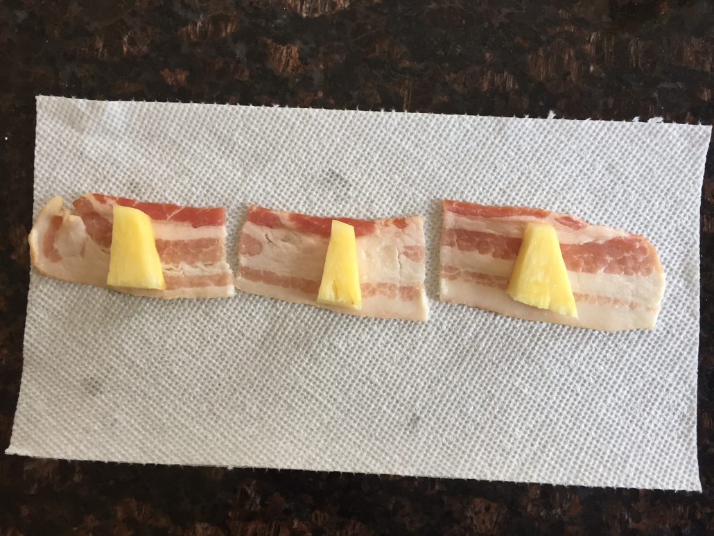 How To Make Bacon Wrapped Pineapple