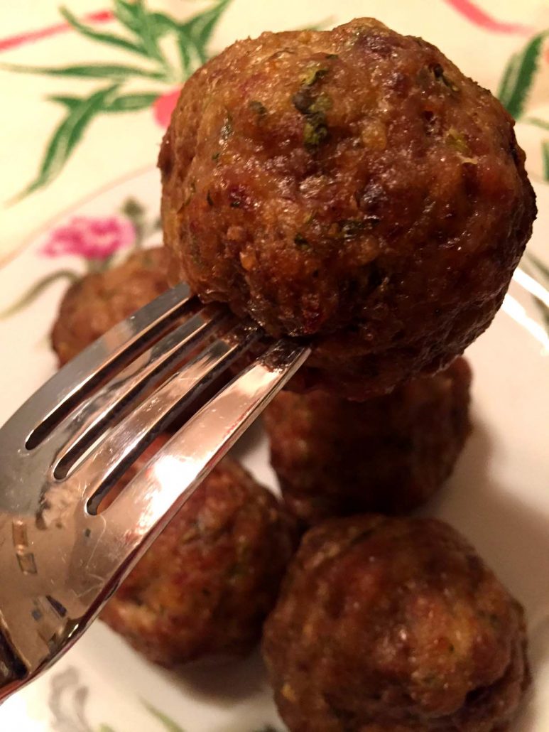 Easy Baked Meatballs