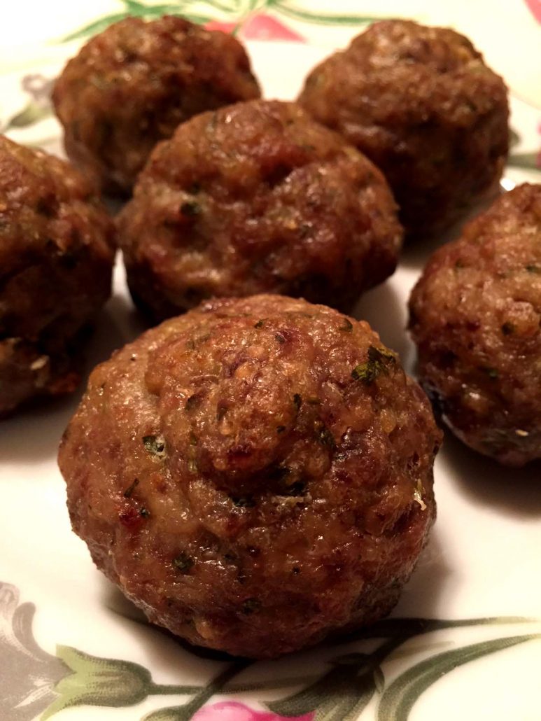 Easy Baked Meatballs Recipe