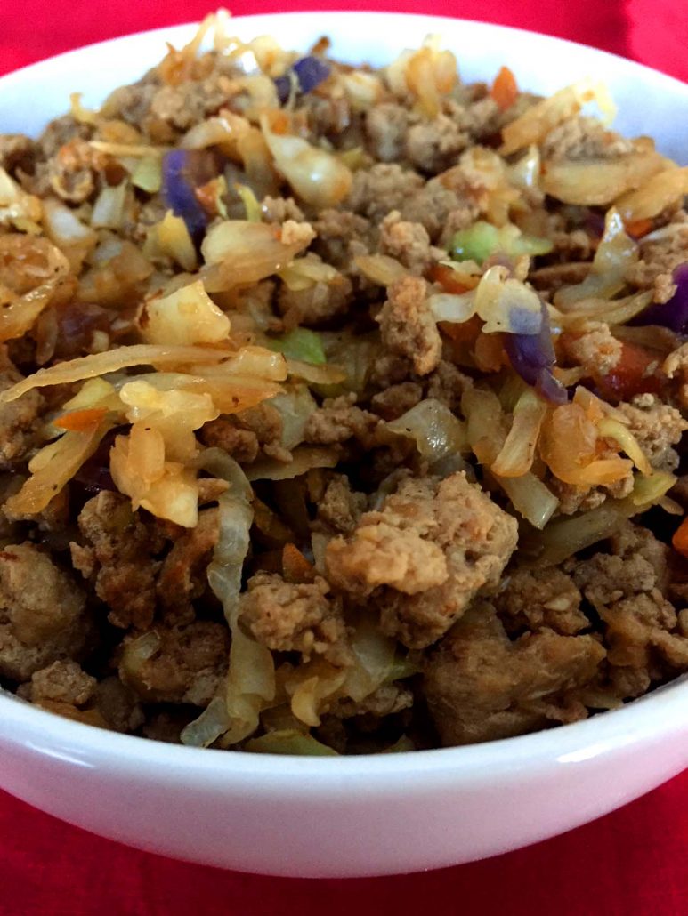 Low Carb Egg Roll In A Bowl