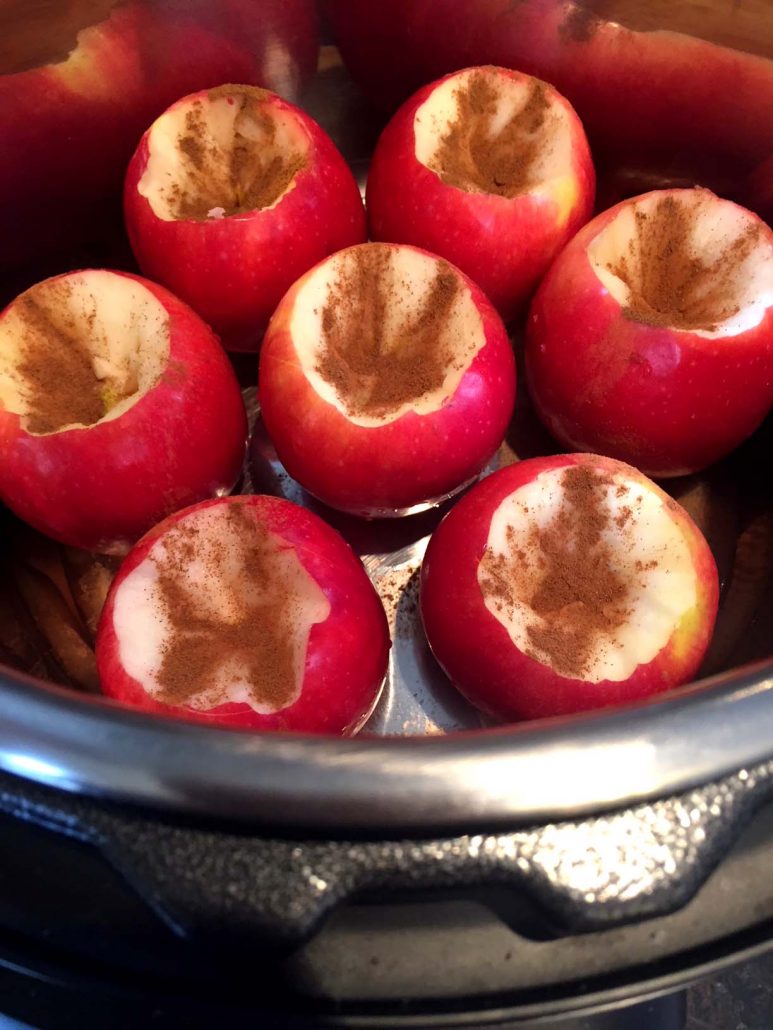 Cinnamon apples in Instant Pot