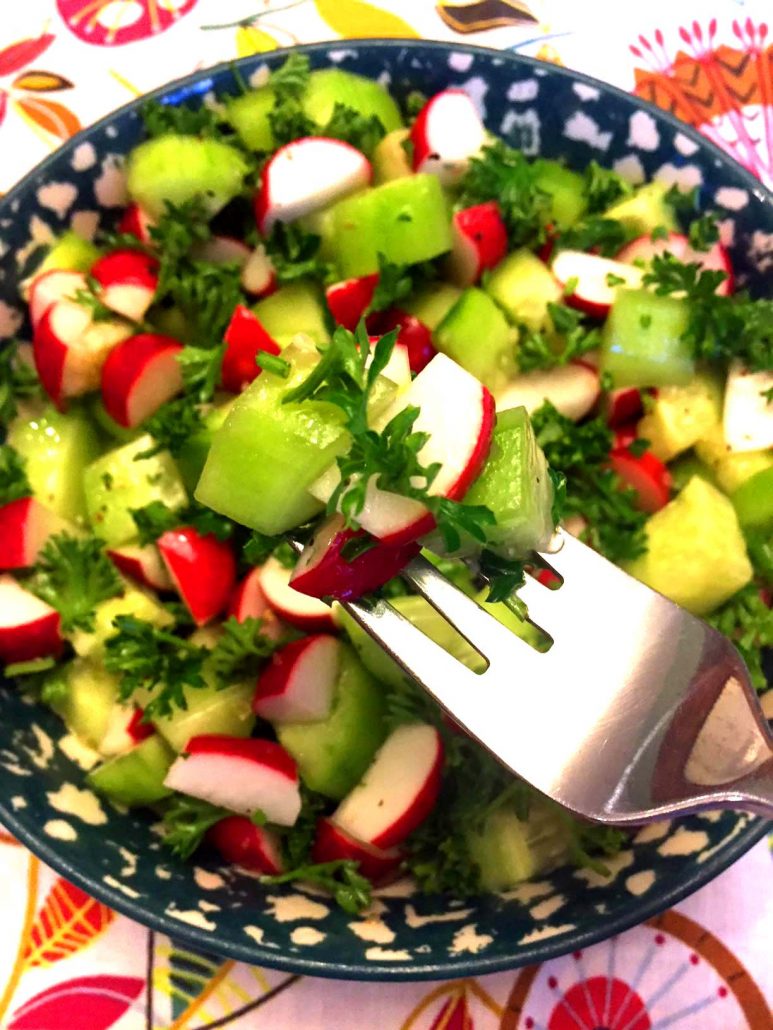 Cucumber Radish Salad Recipe