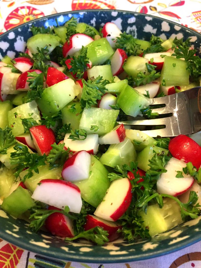 How To Make Cucumber Radish Salad