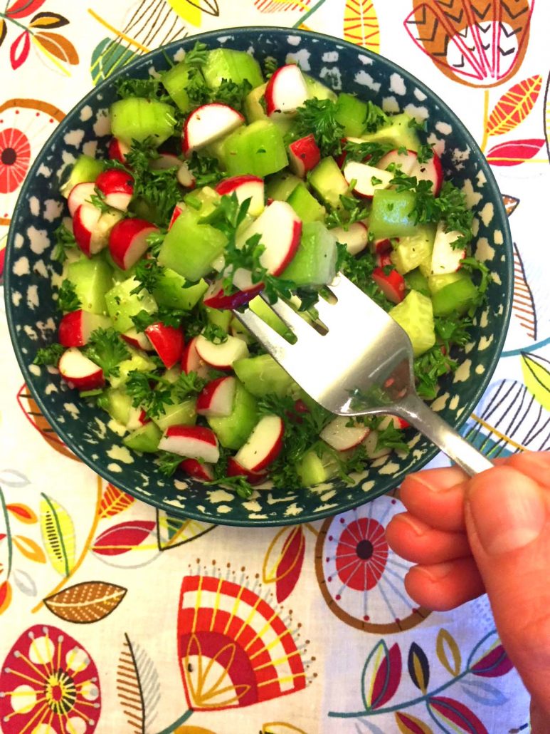 Healthy Fresh Radish Salad