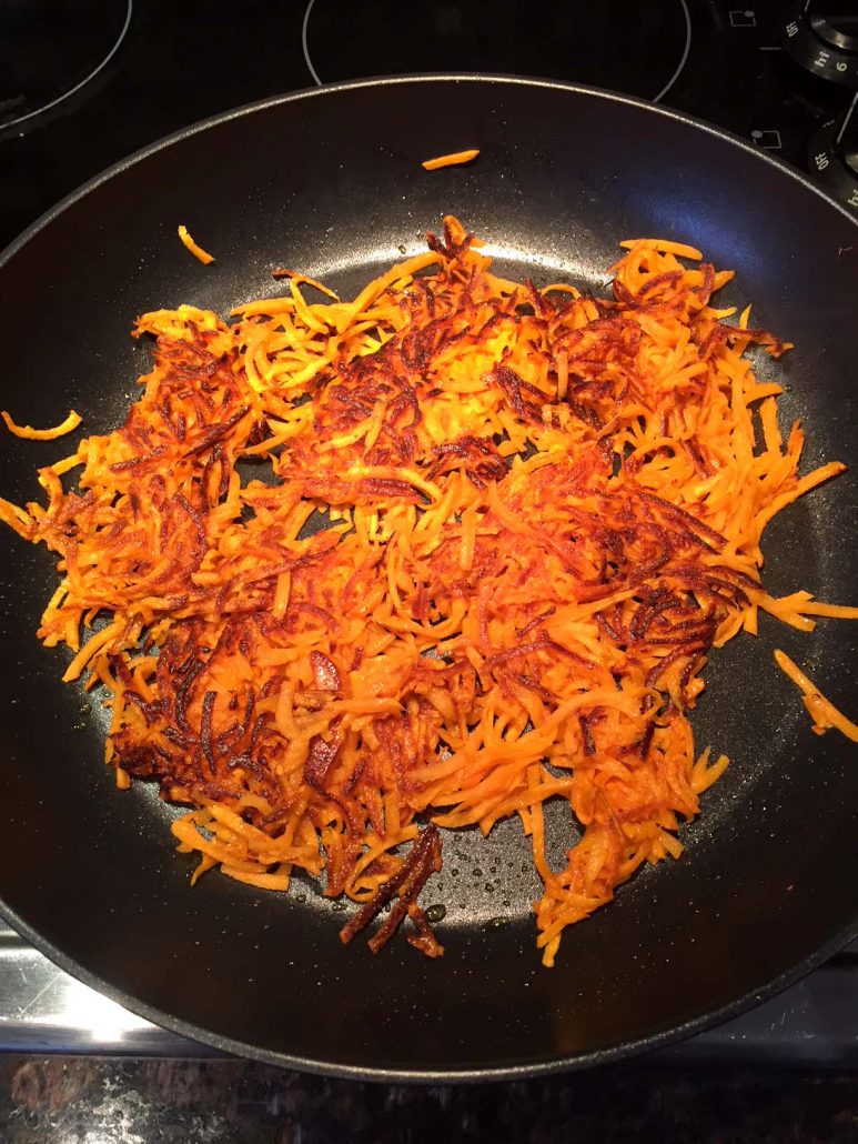 Easy Sweet Potato Hashbrowns