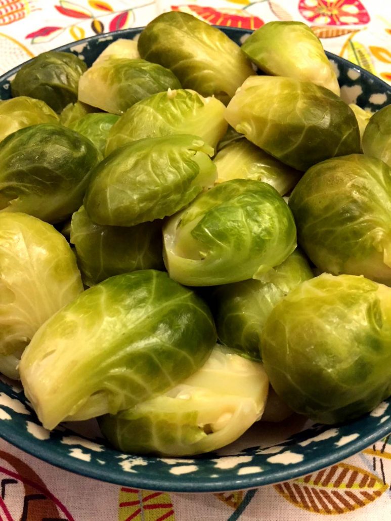 Pressure Cooker Brussels Sprouts