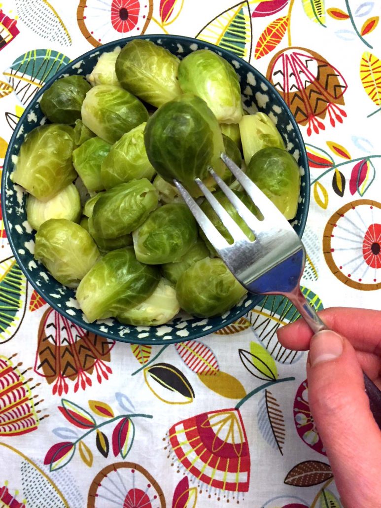 Perfect Steamed Brussels Sprouts