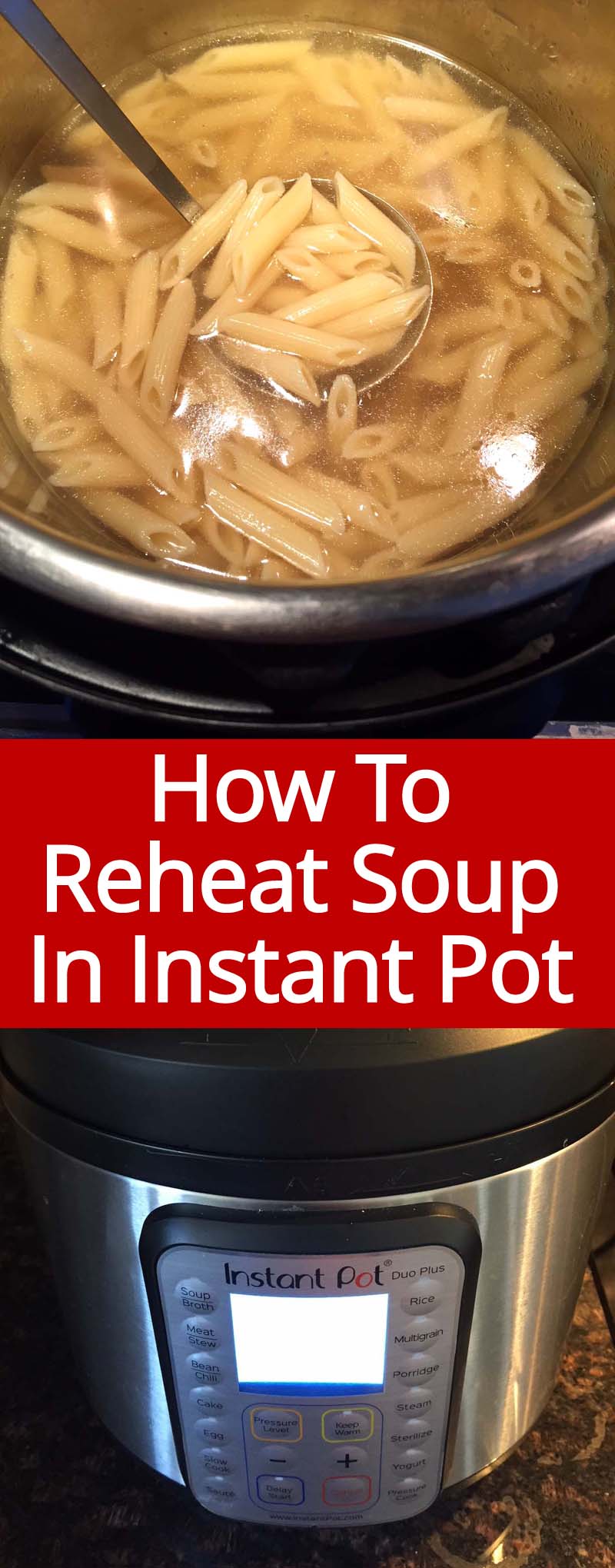 How To Reheat Soup In Instant Pot Melanie Cooks