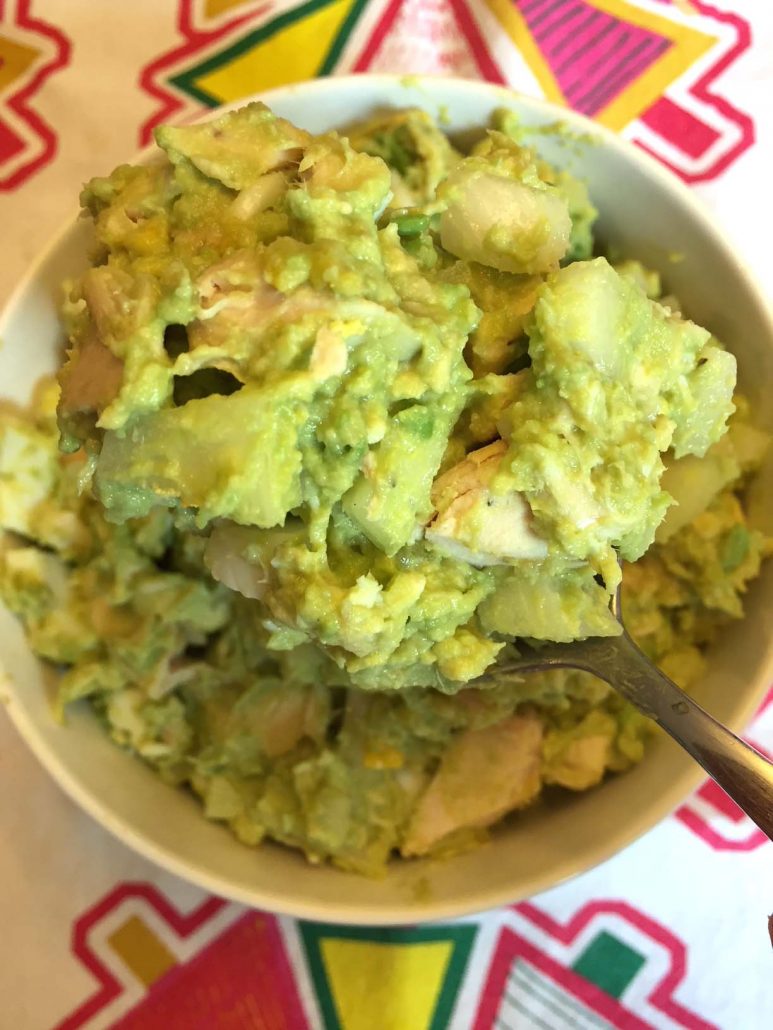 Healthy Keto Avocado Chicken Salad