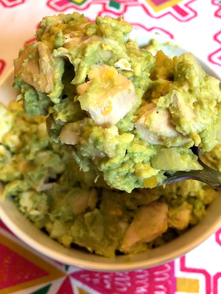 Chicken Avocado Salad With No Mayo