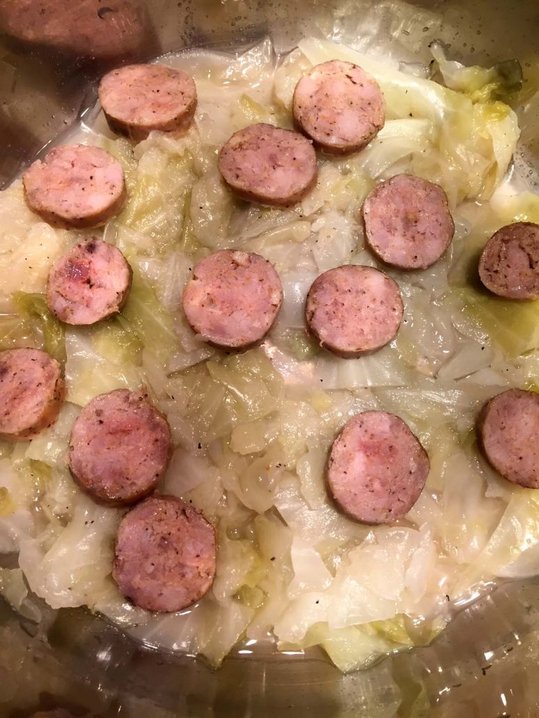Easy Cabbage And Sausage