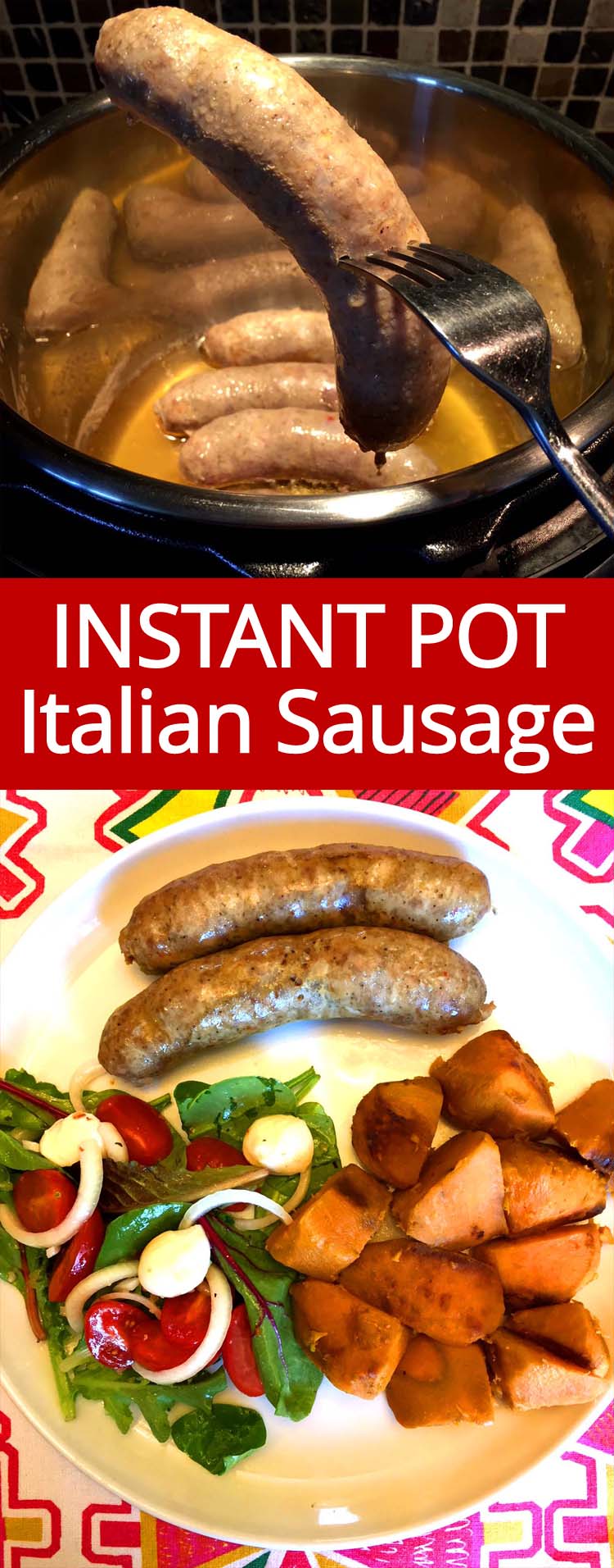 Instant Pot Italian Sausages Recipe (With Fresh or Frozen 