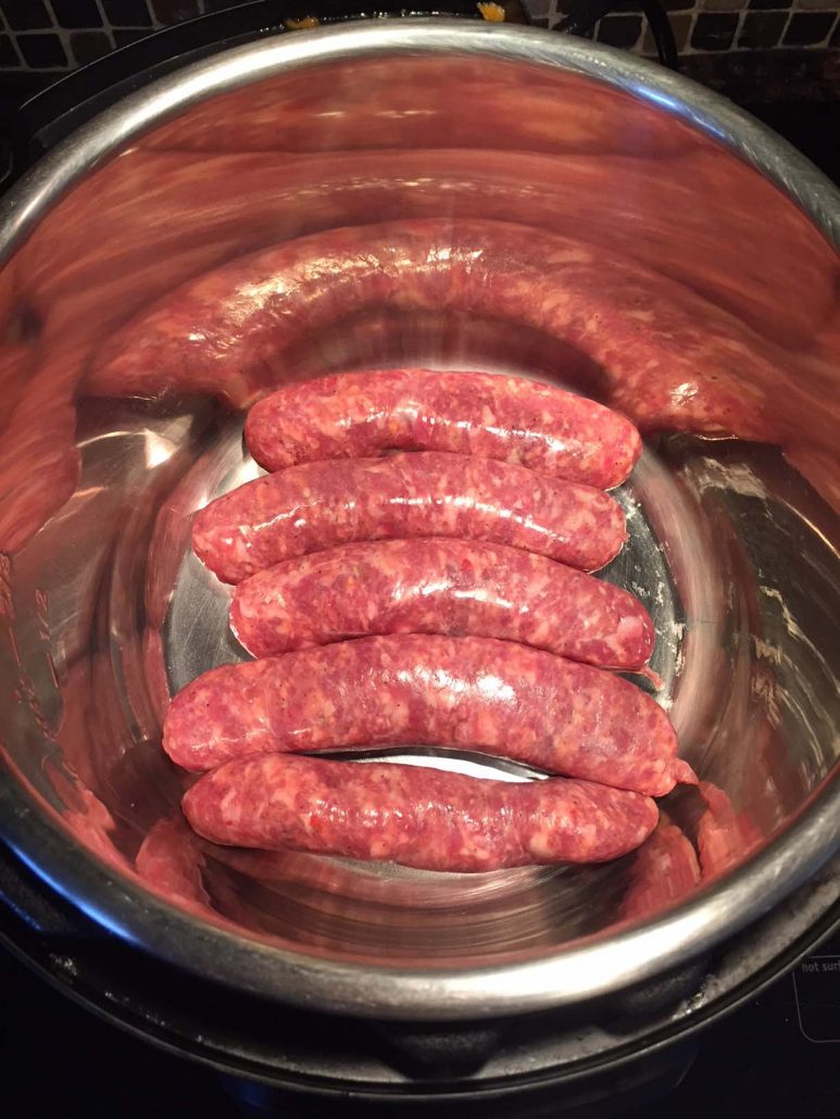 Raw Italian Sausage Links In The Instant Pot