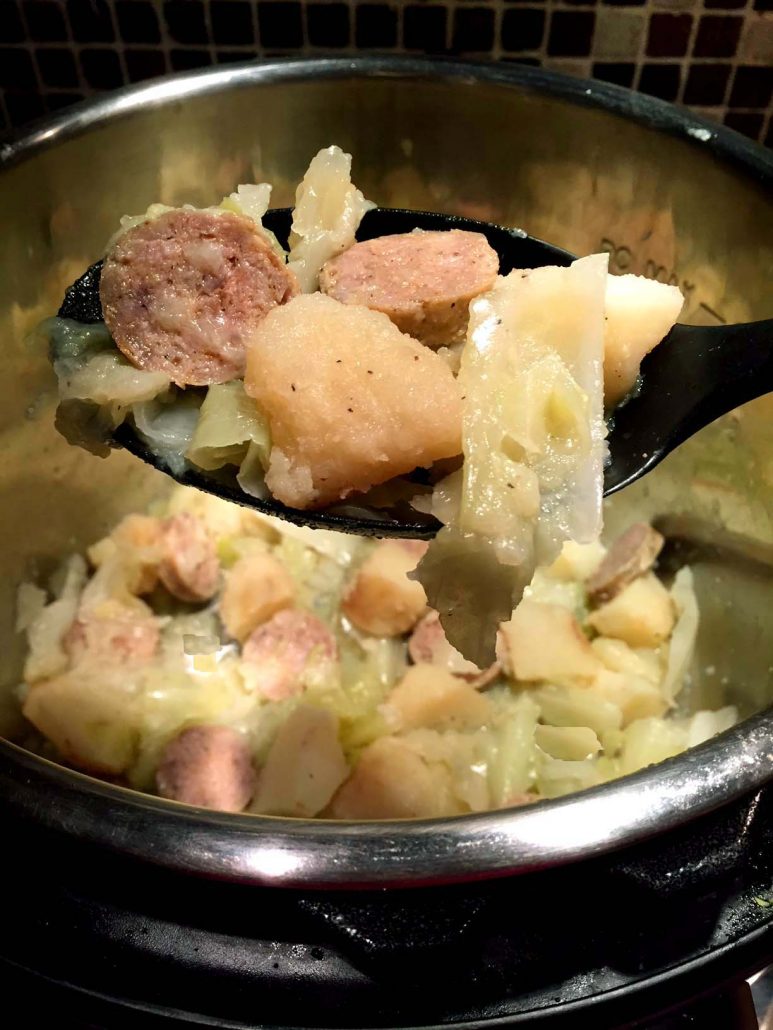 Cabbage Kielbasa Potatoes In The Instant Pot 