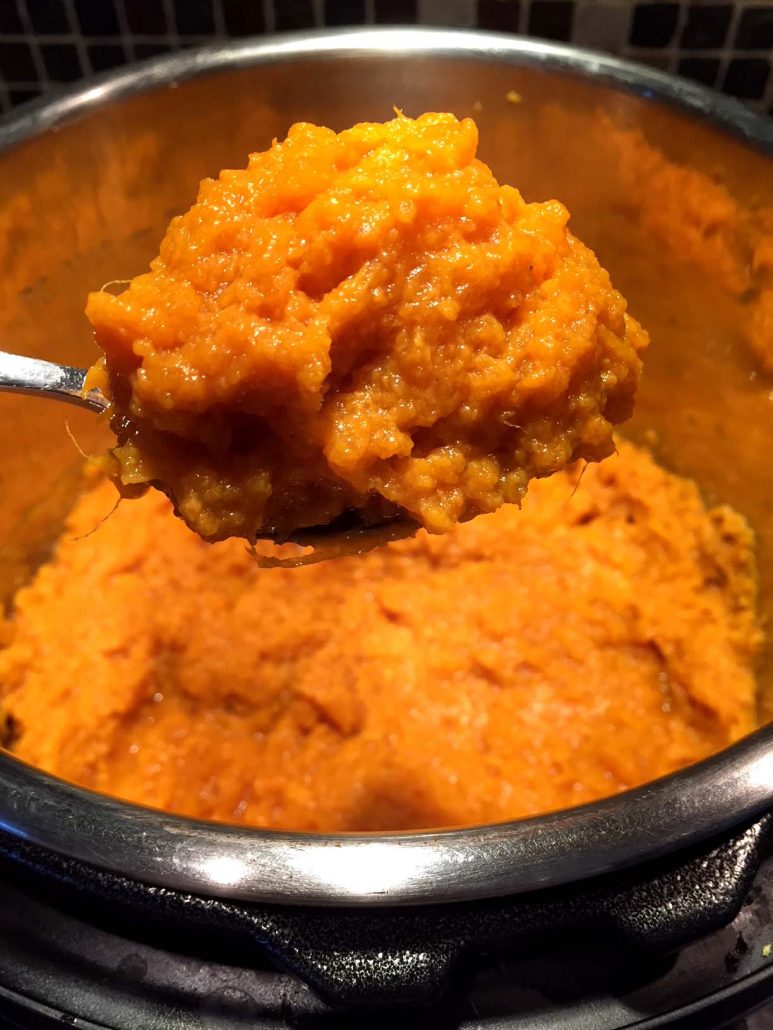 Instant Pot Pressure Cooker Mashed Sweet Potatoes