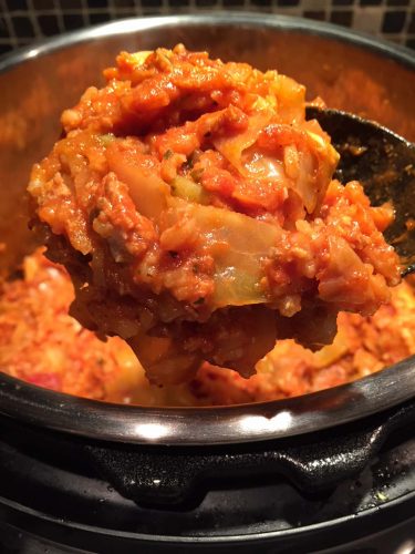 Instant Pot Unstuffed Cabbage Rolls Casserole