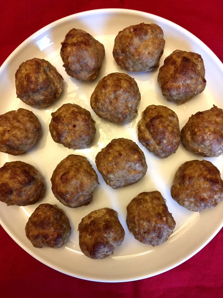 Keto Baked Meatballs Recipe - Melanie Cooks