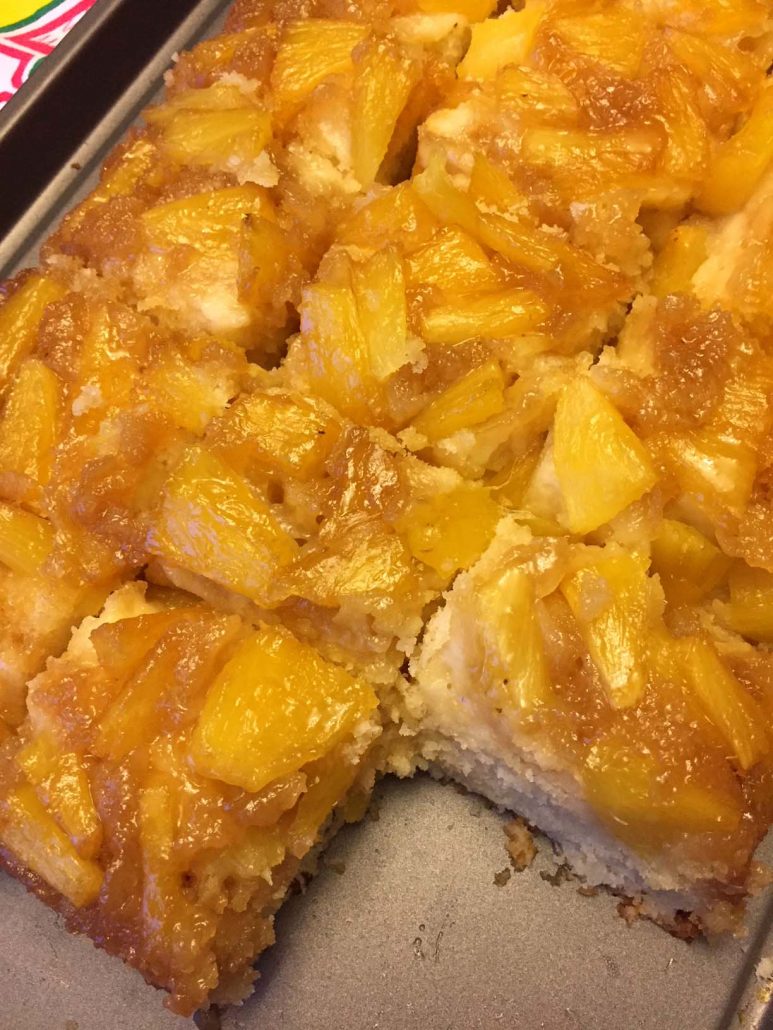 Pineapple Upside Down Cake From Scratch With Fresh Pineapple