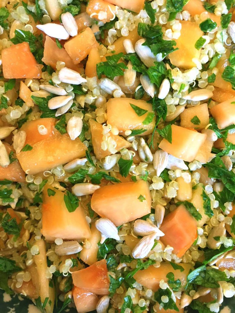 Papaya Quinoa Salad Recipe