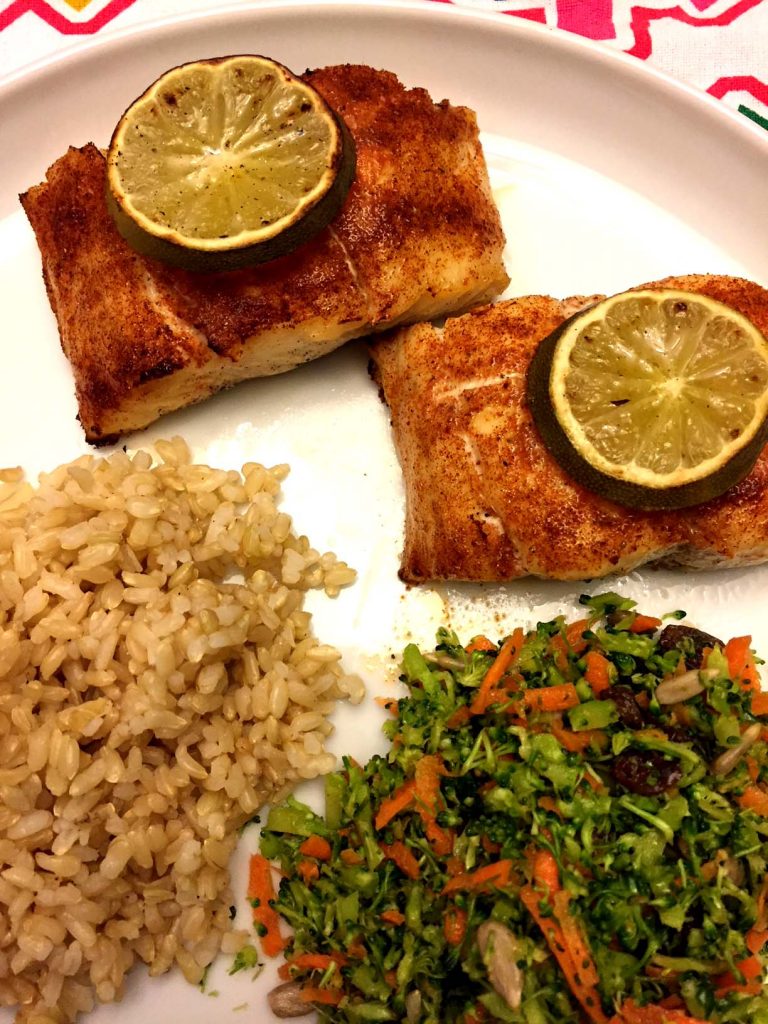 Baked Red Snapper Fillets With Chili and Lime