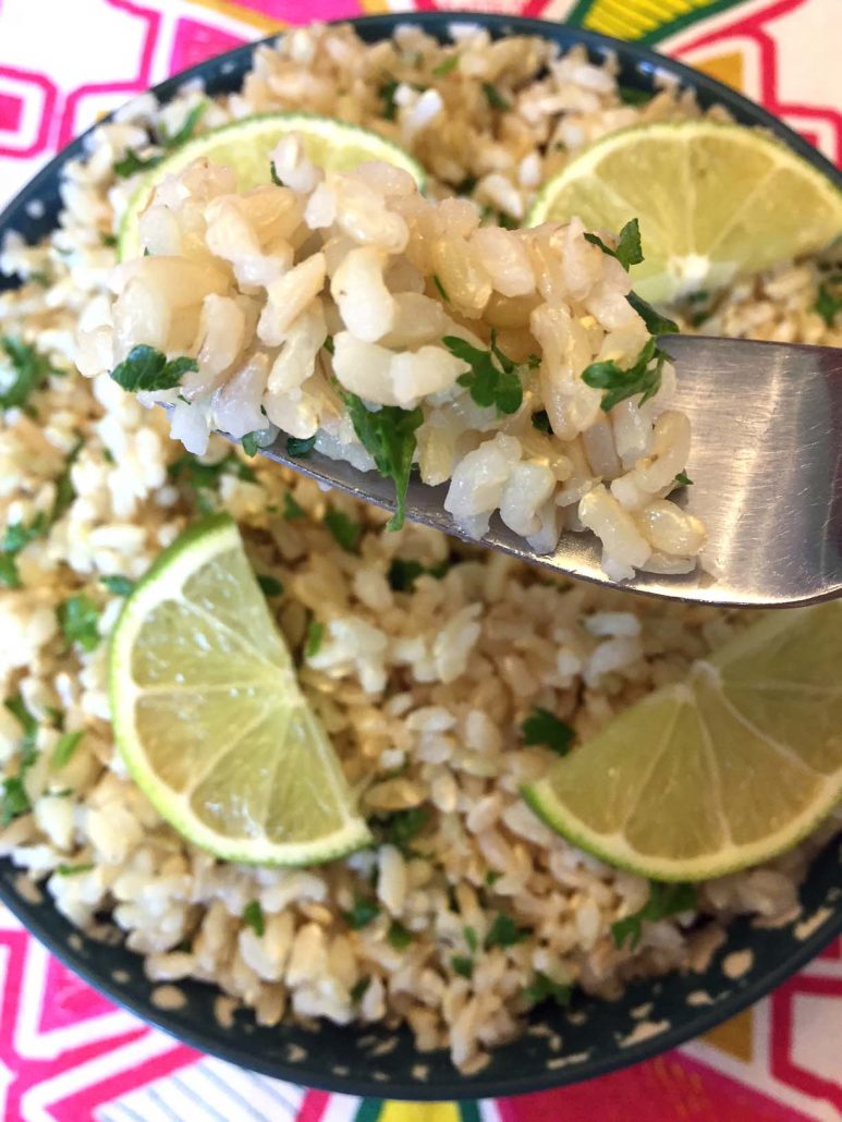 Instant Pot Chipotle Cilantro Lime Rice