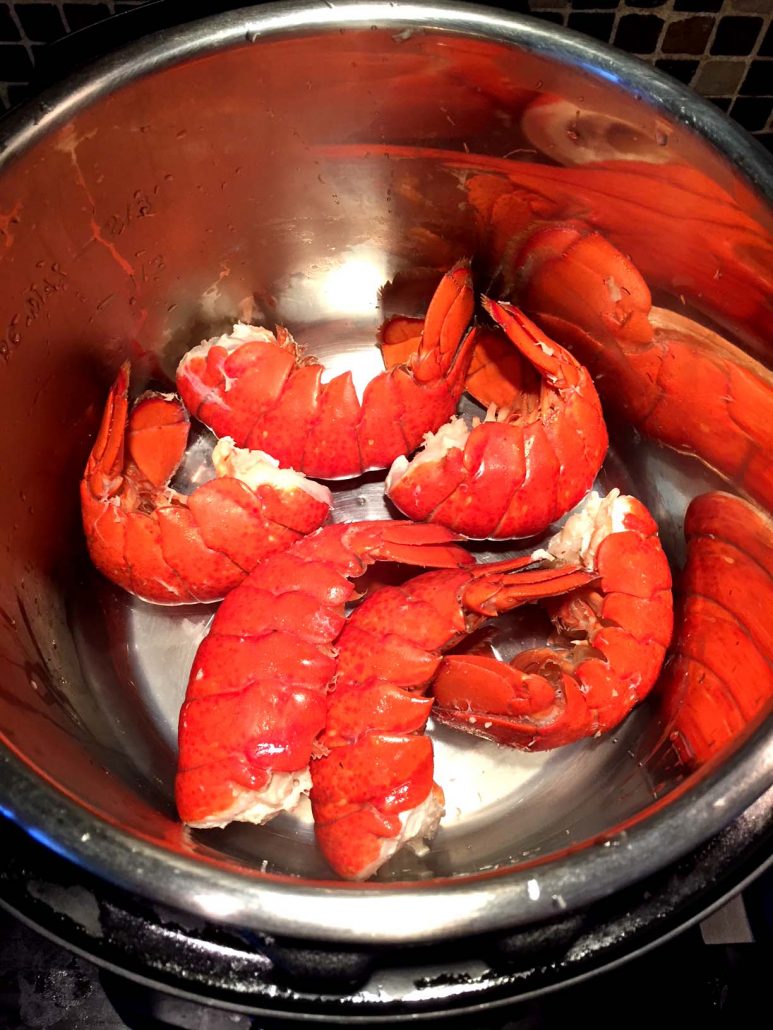 Pressure Cooker Lobster Tail
