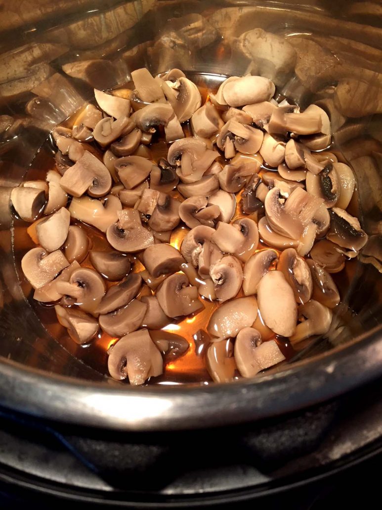 Mushrooms In The Instant Pot