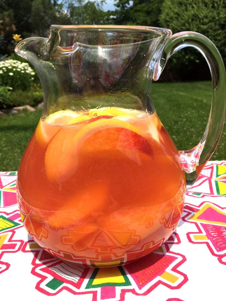 Instant Pot Peach Lemonade