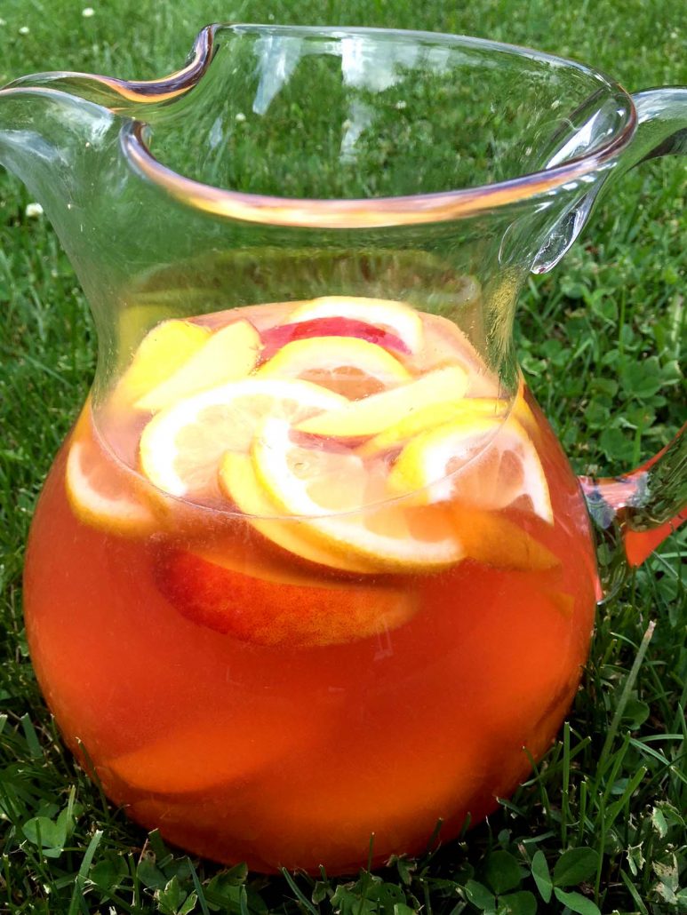 Pressure Cooker Peach Lemonade