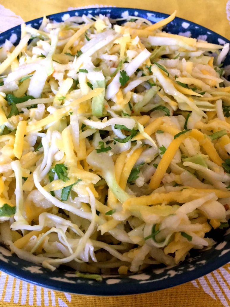 How To Make Jicama Mango Slaw