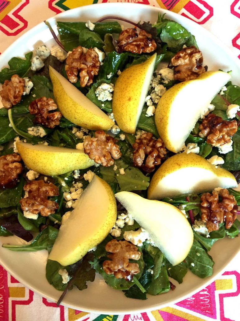 How To Make Pear Walnut Salad