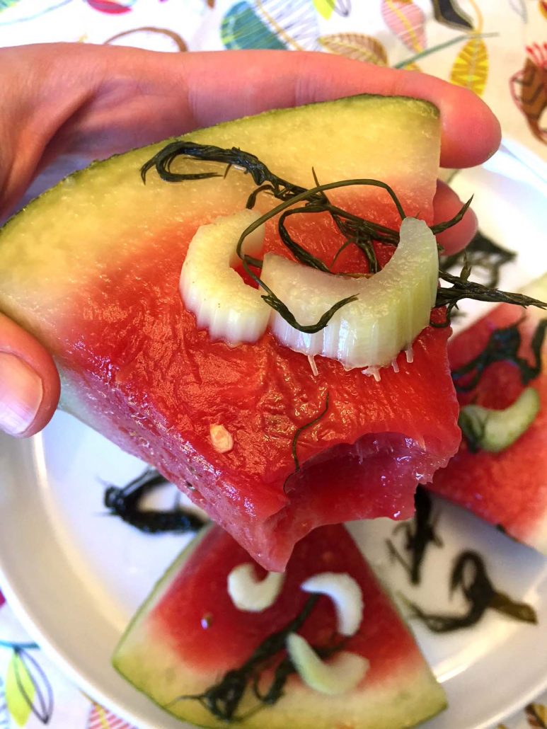 Russian Pickled Watermelon