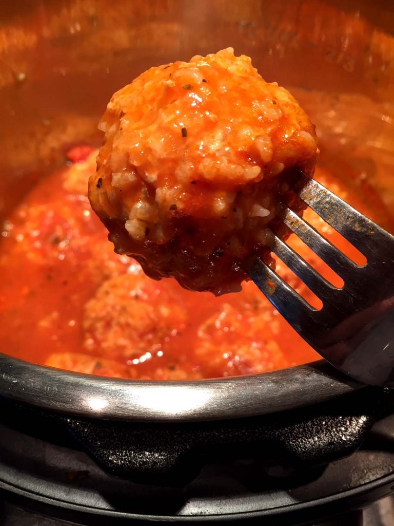Instant Pot Porcupine Meatballs With Rice