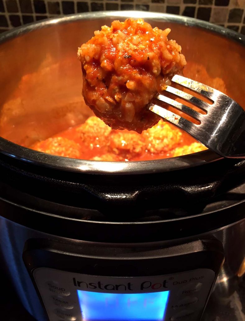 Instapot Meatballs With Rice