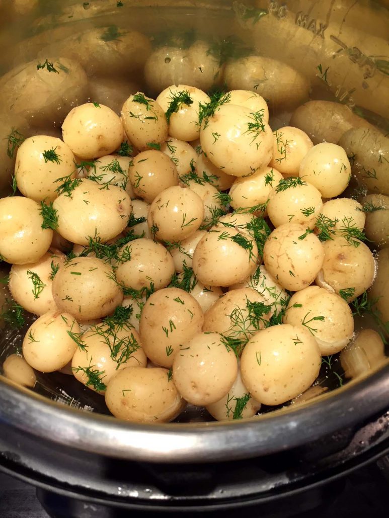 Instant Pot Baby Potatoes - The Busted Oven