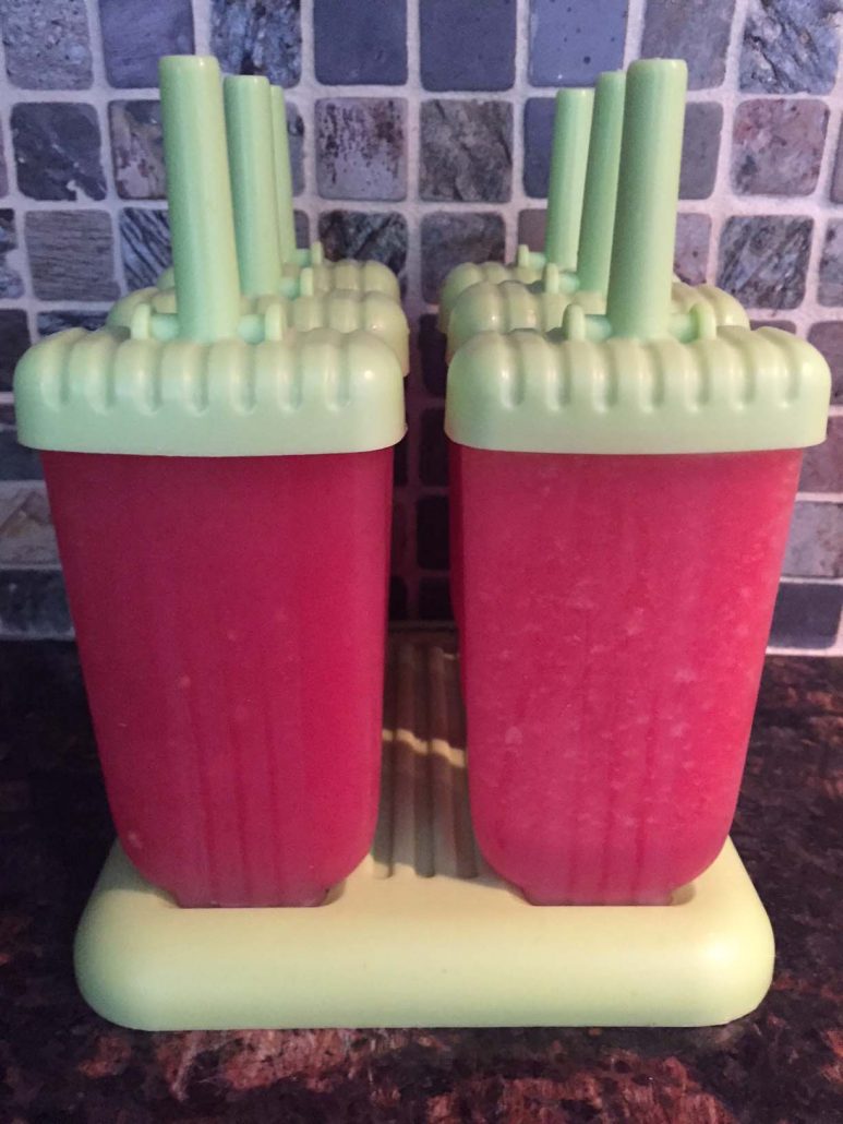 Watermelon popsicles no added sugar
