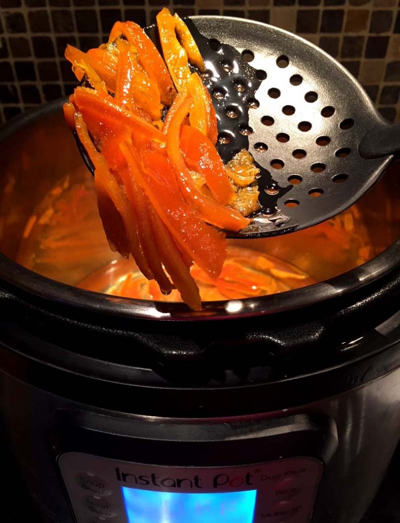 How to make candied citrus peel in Instant Pot