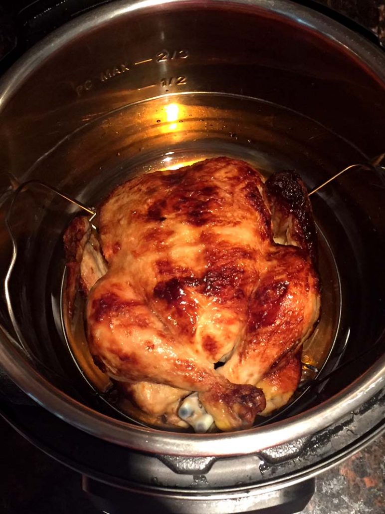 Pressure Cooker Whole Frozen Chicken