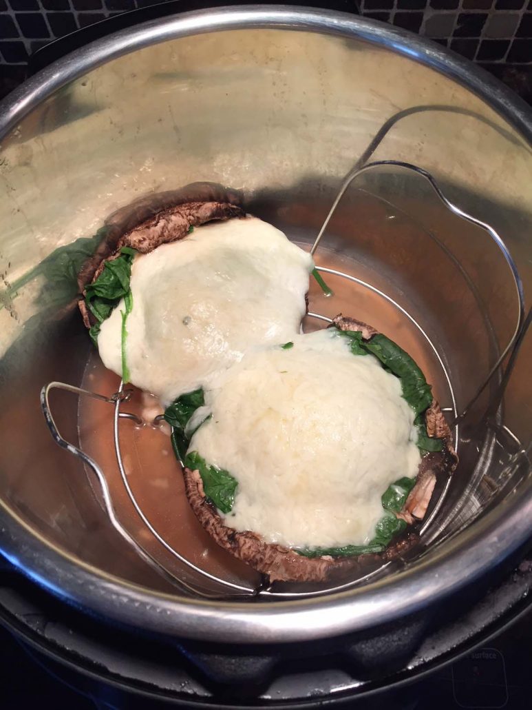 Instant Pot Portobello Mushroom Pizza