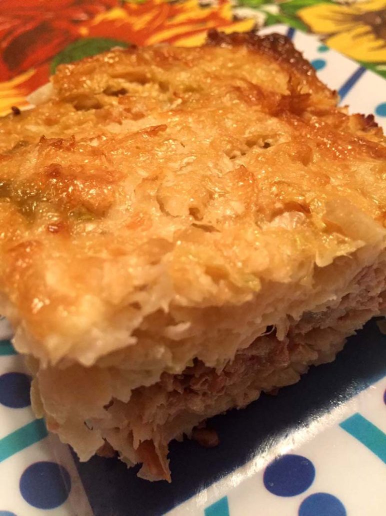 Beef and cabbage low-carb bake