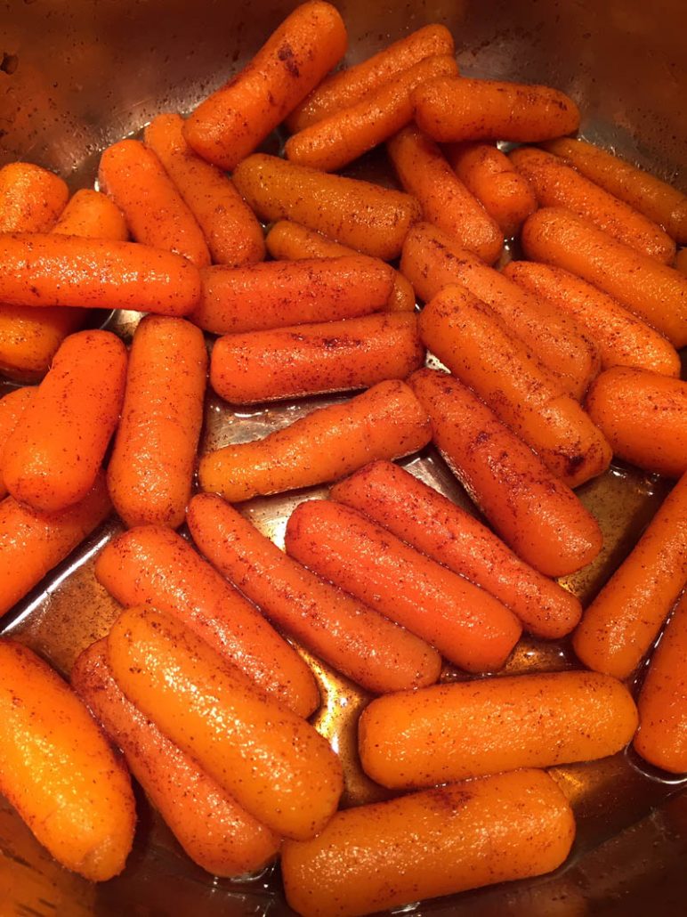 Pressure Cooker Baby Carrots