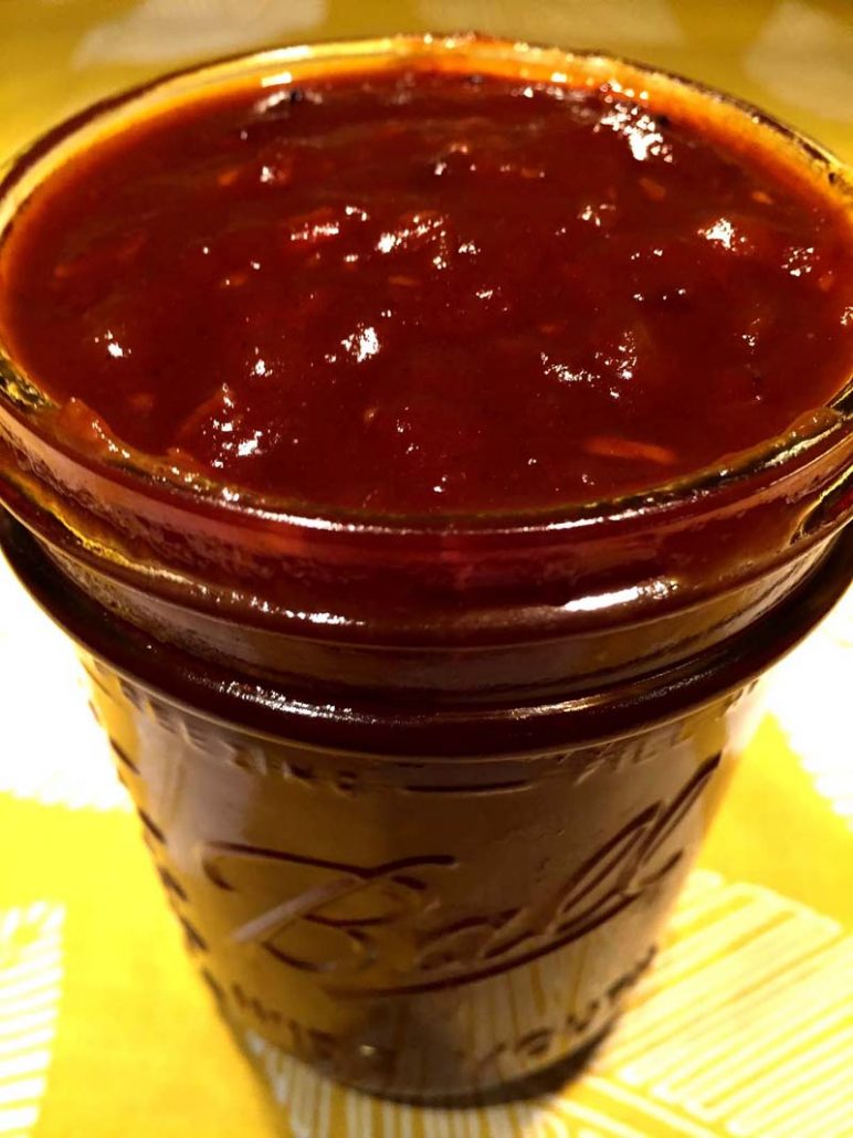 Easy homemade barbecue sauce made in Instant Pot