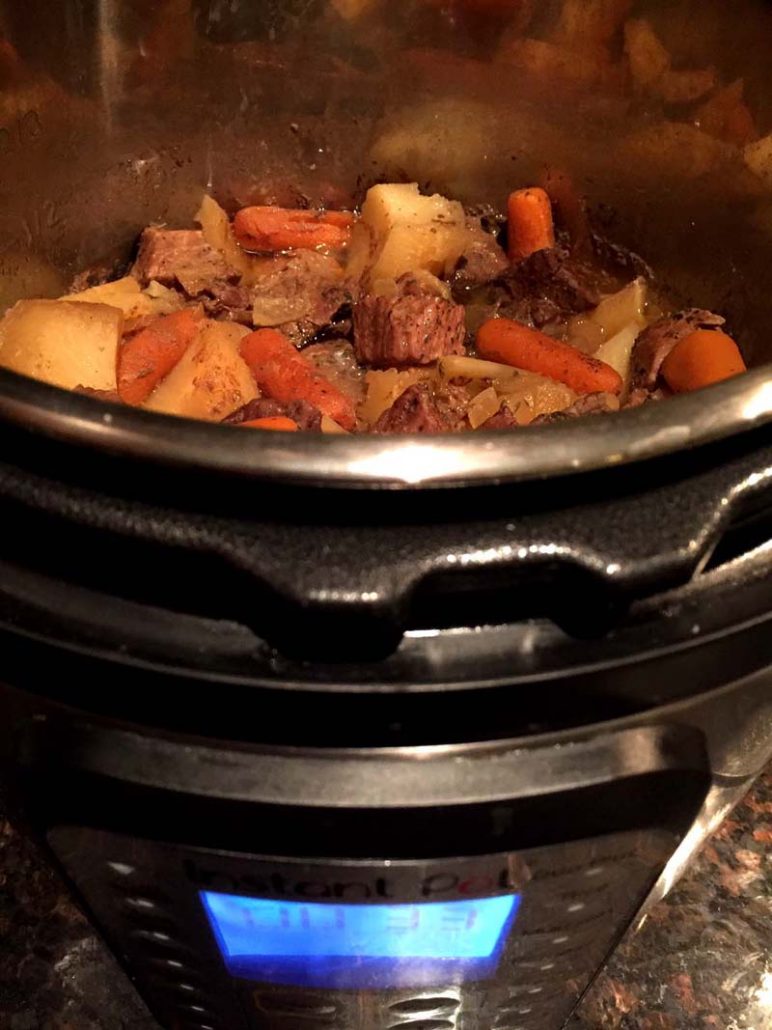 Cooking Beef Stew In Instant Pot