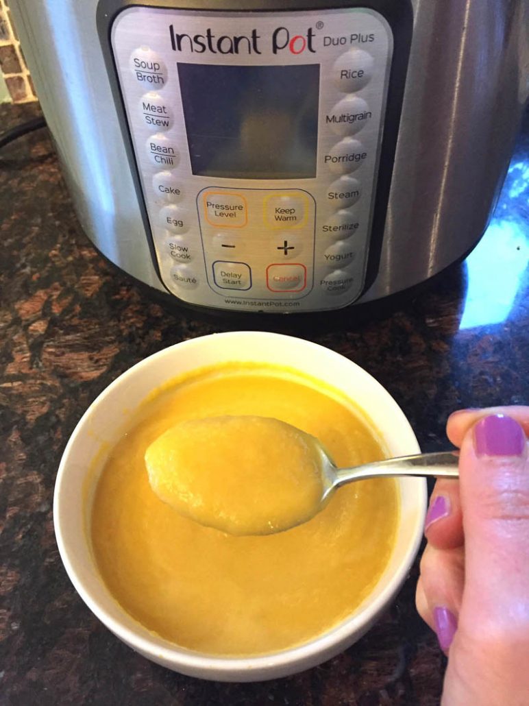 Instant Pot Cream Of Pumpkin Soup