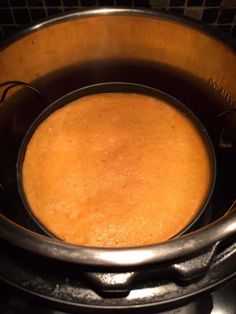 Instant Pot Pumpkin Cheesecake