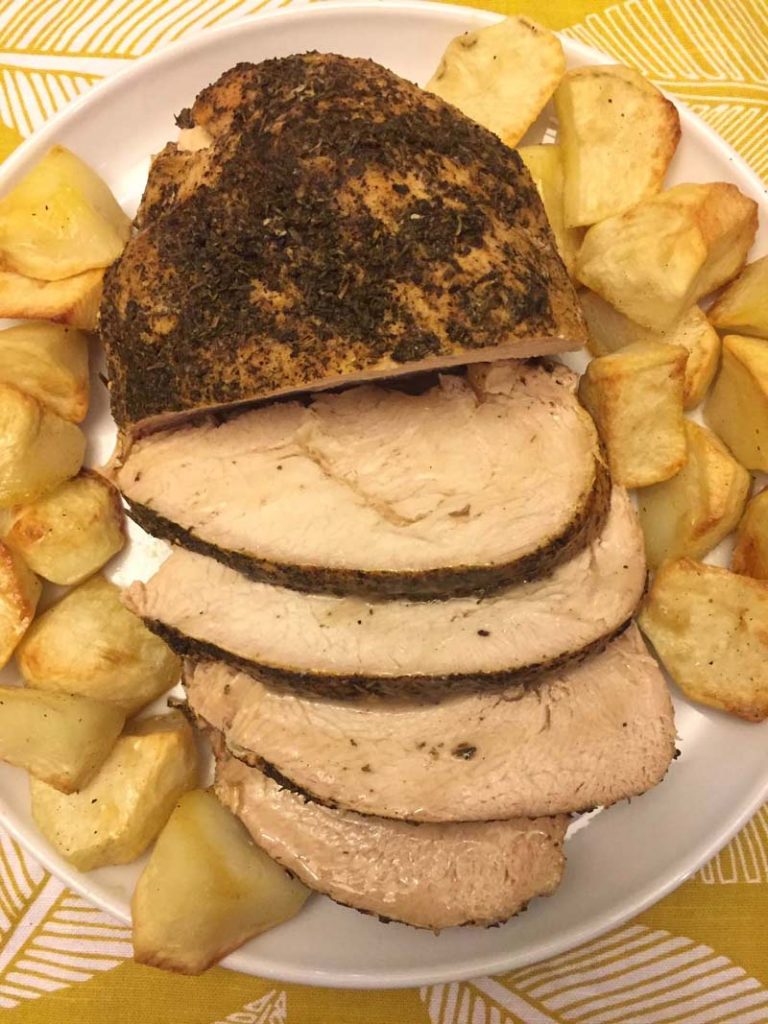 Instant Pot Roasted Boneless Turkey Breast (From Fresh Or Frozen Turkey Breast)