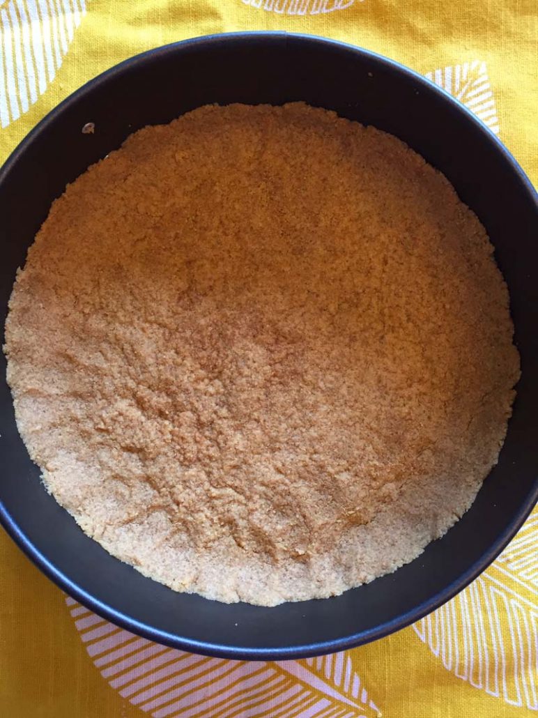 Easy Instant Pot graham cracker crust recipe