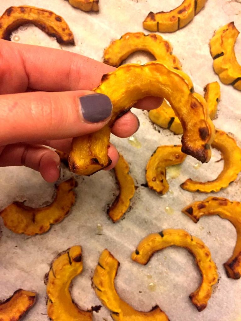 Baked Delicata Squash Fries