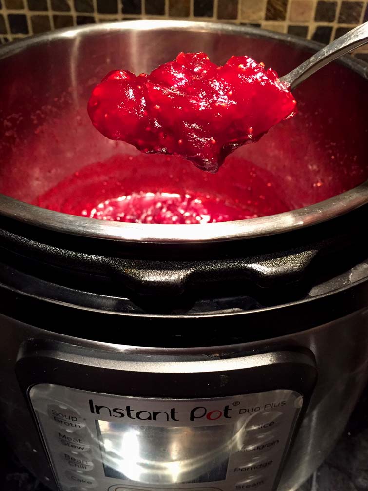 Instapot Cranberry Sauce