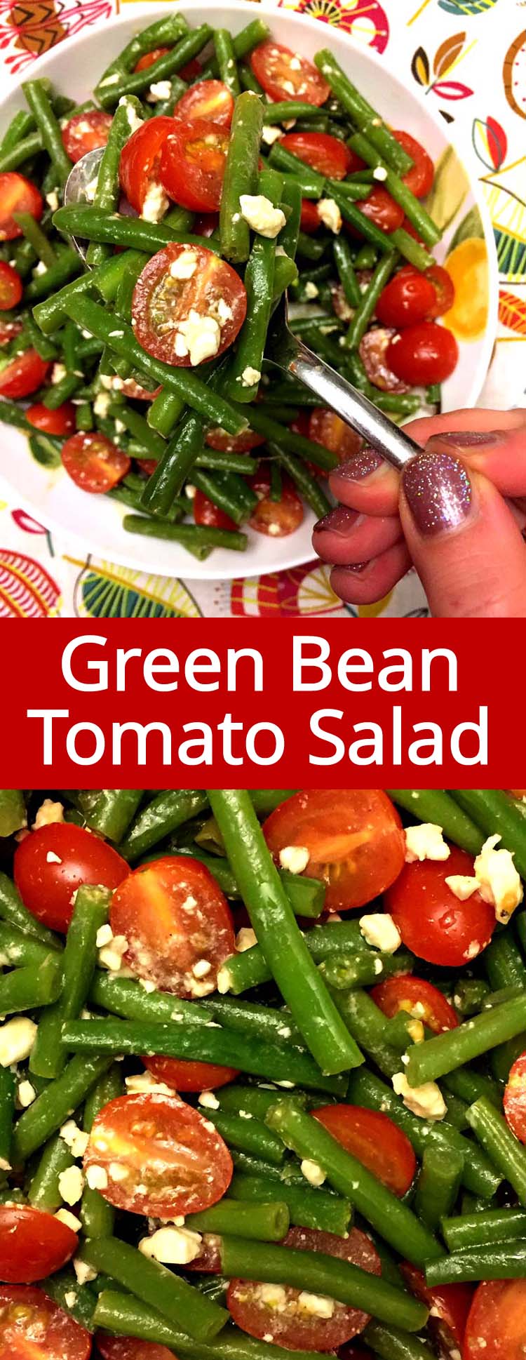 Green Beans Tomato Feta Salad Recipe Melanie Cooks